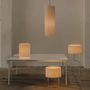 Hanging lights - LEWIT hanging lamp of 106cm with cotonet shade - LUXCAMBRA