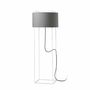 Floor lamps - LEWIT 120cm floor lamp with cotonet shade - LUXCAMBRA