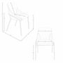 Chairs - Orange leatherette chair - ANGEL CERDÁ