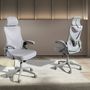 Chairs - Office swivel chair grey fabric - ANGEL CERDÁ