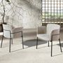 Chairs - Grey fabric chair - ANGEL CERDÁ