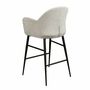 Tabourets - Tabouret en tissu gris clair - ANGEL CERDÁ