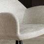 Tabourets - Tabouret en tissu gris clair - ANGEL CERDÁ