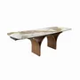 Dining Tables - Table de salle à manger rectangulaire à rallonge en marbre porcelaine - ANGEL CERDÁ