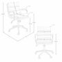 Chaises - Chaise de bureau pivotante en tissu gris - ANGEL CERDÁ