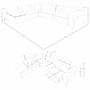 Sofas - Relax chaise longue left sofa in grey leather - ANGEL CERDÁ