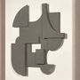 Services - 'Castle 03 Moka' - Original Painting - 70x70 cm - PERSPECTIVA 10