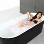 Bathtubs - UKIO WHITE Whirlpool Bathtub Bulle L. 175 x W. 75 cm, by SPALINA - SPALINA
