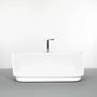 Bathtubs - UKIO WHITE Whirlpool Bathtub Bulle L. 175 x W. 75 cm, by SPALINA - SPALINA