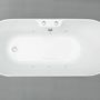 Bathtubs - UKIO WHITE Whirlpool Bathtub Bulle L. 175 x W. 75 cm, by SPALINA - SPALINA
