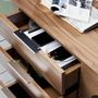 Office furniture and storage - Walnut desk - ANGEL CERDÁ