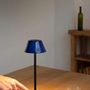Accessoires de déco extérieure - ABSIDIOLA lampe à poser portable mini avec abat-jour en céramique - LUXCAMBRA