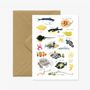 Carterie - Carte "Poissons des mers" - MARINA VANDEL