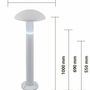 Garden accessories - GIU' 50 Bollard” lamp. Robustness and ecological sustainability - KRILADESIGN SRL