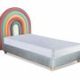 Chambres d'enfants - Rainbow Upholstered Bed - BLUE BEAR