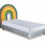 Chambres d'enfants - Rainbow Upholstered Bed - BLUE BEAR