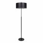Floor lamps - NAUTIC floor lamp with white cotton or black cotton lampshade - LUXCAMBRA