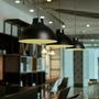 Suspensions - PARABOLICA suspension en blanc, noir ou moutarde - LUXCAMBRA