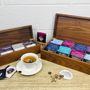 Tea and coffee accessories - Case — Box of 8 FSC Walnut Wood Lockers | Presentation box - HERBORUS