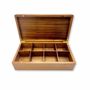 Tea and coffee accessories - Case — Box of 8 FSC Walnut Wood Lockers | Presentation box - HERBORUS