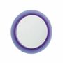 Miroirs - Miroir contemporain en résine époxy à halo violet par Facture Studio - TULESTE FACTORY