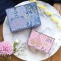 Gifts - Sara Miller London printed metal boxes - ESPRIT BRITISH BY MAISON ROYAL GARDEN