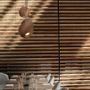 Hanging lights - TERRA cork suspension with black or white structure - LUXCAMBRA