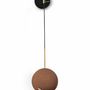 Appliques - TERRA applique murale en liège avec structure noire et dorée - LUXCAMBRA