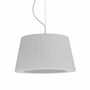 Hanging lights - TOSCANA hanging lamp with lampshade in white, red, beige or black. - LUXCAMBRA