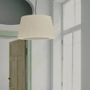 Hanging lights - TOSCANA hanging lamp with lampshade in white, red, beige or black. - LUXCAMBRA