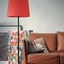 Floor lamps - TOSCANA floor lamp in black with lampshades white, red, beige, black - LUXCAMBRA