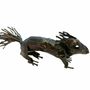 Accessoires de déco extérieure - Sculpture Métal Recyclé Ecureuil 15cm - TERRE SAUVAGE