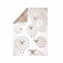 Plaids - Plaid couverture en laine, Mouton Pissenlit Cacao - WOOL ONLY BY JOWOLLINA
