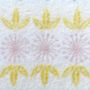 Plaids - Plaid couverture en laine, Folklore floral Jaune - WOOL ONLY BY JOWOLLINA