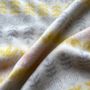Plaids - Plaid couverture en laine, Folklore floral Jaune - WOOL ONLY BY JOWOLLINA