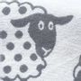 Throw blankets - Wool blanket plaid, Polka Dot - WOOL ONLY BY JOWOLLINA