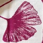 Throw blankets - Wool blanket plaid, Ginkgo Raspberries Magenta - WOOL ONLY BY JOWOLLINA