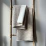 Throw blankets - Wool blanket plaid, Nature Beige - WOOL ONLY BY JOWOLLINA