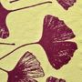 Plaids - Plaid couverture en laine, Ginkgo Vintage Prune - WOOL ONLY BY JOWOLLINA