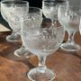 Accessoires à poser - 5 coupes à glace en verre motifs fruits vintage - OFFICE OBJETS