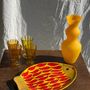 Verres à pied - Ensemble de 4 verres jaunes : 2 grands et 2 petits - OFFICE OBJETS