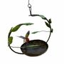 Outdoor decorative accessories - Goldfinch Recycled Metal Bird Feeder 20cm - TERRE SAUVAGE