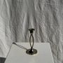 Bougeoirs et photophores  - Petit bougeoir argenté moderne vintage Made in England, Silver plate of Englande. IANTE. H16 - OFFICE OBJETS