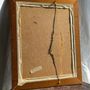 Mirrors - Small vintage mirror with floral and gold frame H43.5 - OFFICE OBJETS