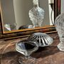 Mirrors - Small vintage mirror with floral and gold frame H43.5 - OFFICE OBJETS