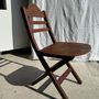 Chaises - Chaise vintage pliante en bois - OFFICE OBJETS
