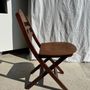 Chaises - Chaise vintage pliante en bois - OFFICE OBJETS