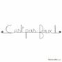 Other wall decoration - It's not wrong! in wire - Kaamelott Series Decoration - BIJOUX DE MUR
