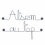 Other wall decoration - End of school year gift "ATSEM at the top" - Decoration - BIJOUX DE MUR