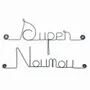 Autres décorations murales - Cadeau de fin d'année scolaire "Super nounou" - BIJOUX DE MUR